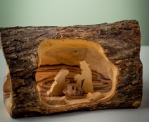 Nativity-Olive Wood-Small Log (3