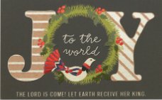 Pass-Around Card-Joy To The World/Wreath (Pack Of 25) | SHOPtheWORD